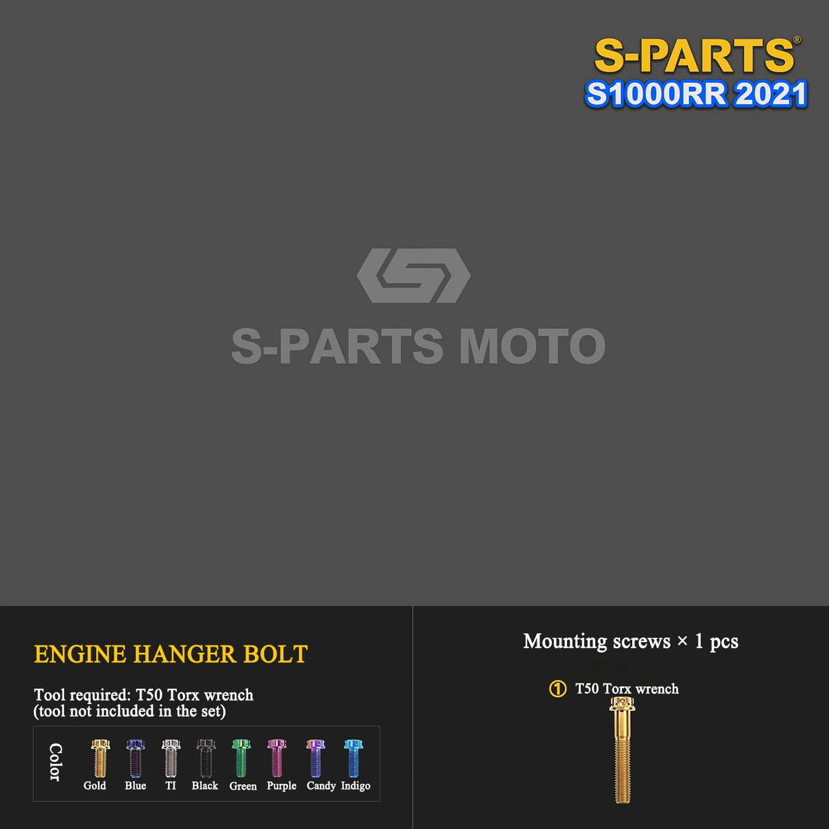 Grade 5 Titanium Bolts & Fasteners for 2021 BMW S1000RR