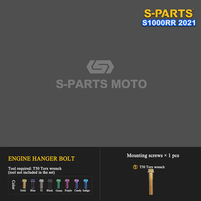 Grade 5 Titanium Bolts & Fasteners for 2021 BMW S1000RR