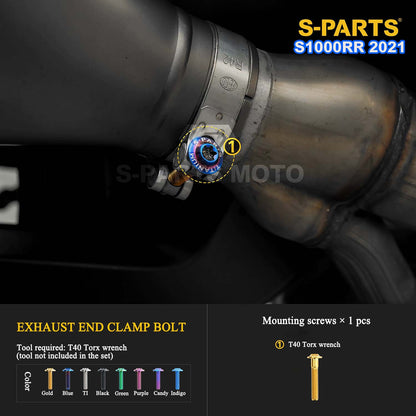 Grade 5 Titanium Bolts & Fasteners for 2021 BMW S1000RR