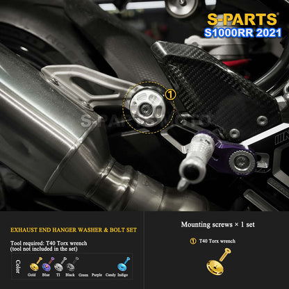 Grade 5 Titanium Bolts & Fasteners for 2021 BMW S1000RR