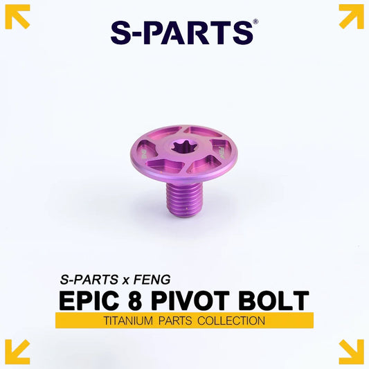 FENG Series Grade 5 Titanium Lower Seat Tube Pivot Bolt for Specialized Epic 8