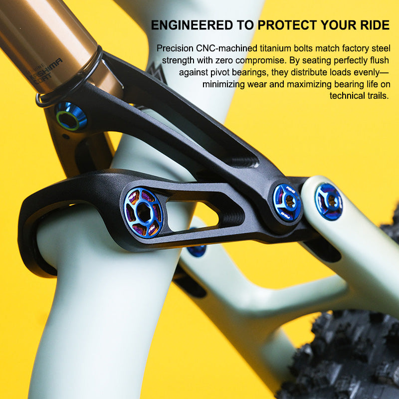 FENG Series Grade 5 Titanium Suspension Pivot Bolt Kit for Specialized Epic 8