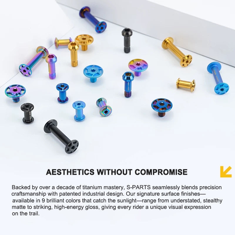 FENG Series Grade 5 Titanium Suspension Pivot Bolt Kit for Specialized Epic 8