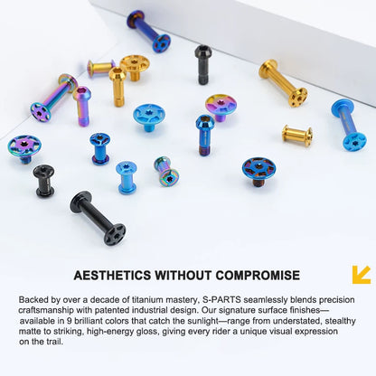 FENG Series Grade 5 Titanium Suspension Pivot Bolt Kit for Specialized Epic 8