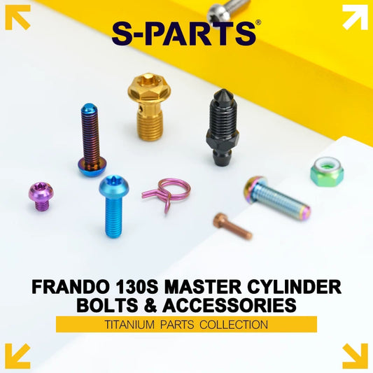 FRANDO 130S Grade 5 Titanium Master Cylinder Bolts & Accessories