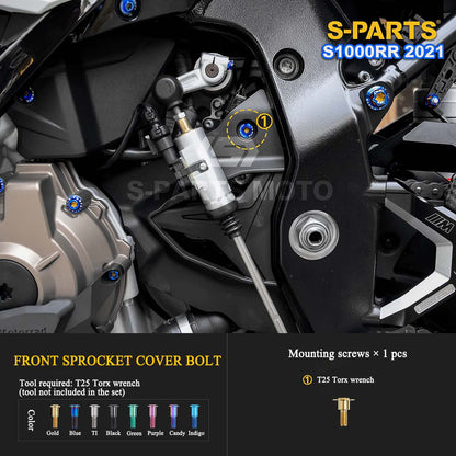 Grade 5 Titanium Bolts & Fasteners for 2021 BMW S1000RR