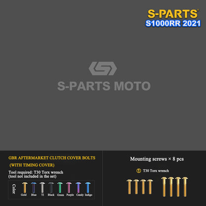 Grade 5 Titanium Bolts & Fasteners for 2021 BMW S1000RR