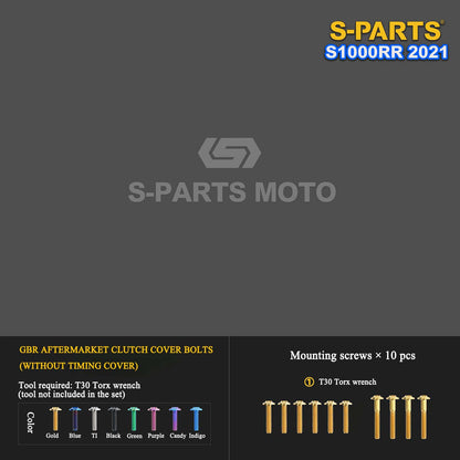 Grade 5 Titanium Bolts & Fasteners for 2021 BMW S1000RR