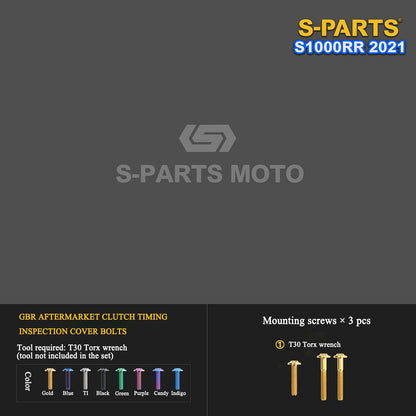 Grade 5 Titanium Bolts & Fasteners for 2021 BMW S1000RR
