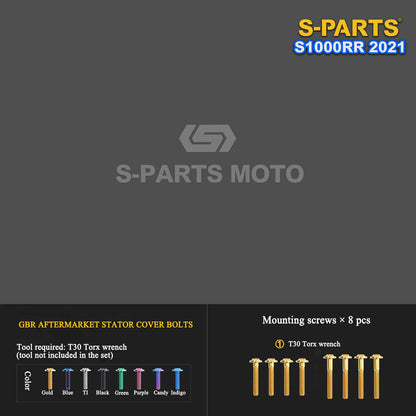 Grade 5 Titanium Bolts & Fasteners for 2021 BMW S1000RR