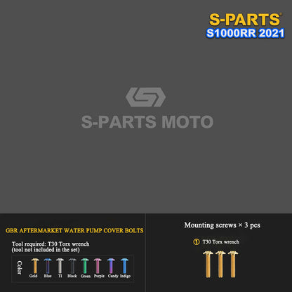 Grade 5 Titanium Bolts & Fasteners for 2021 BMW S1000RR
