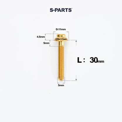 M5 Titanium Caliper Bolts for Shimano Flat Mount - R9270 / R8170 / R8070 / R7170