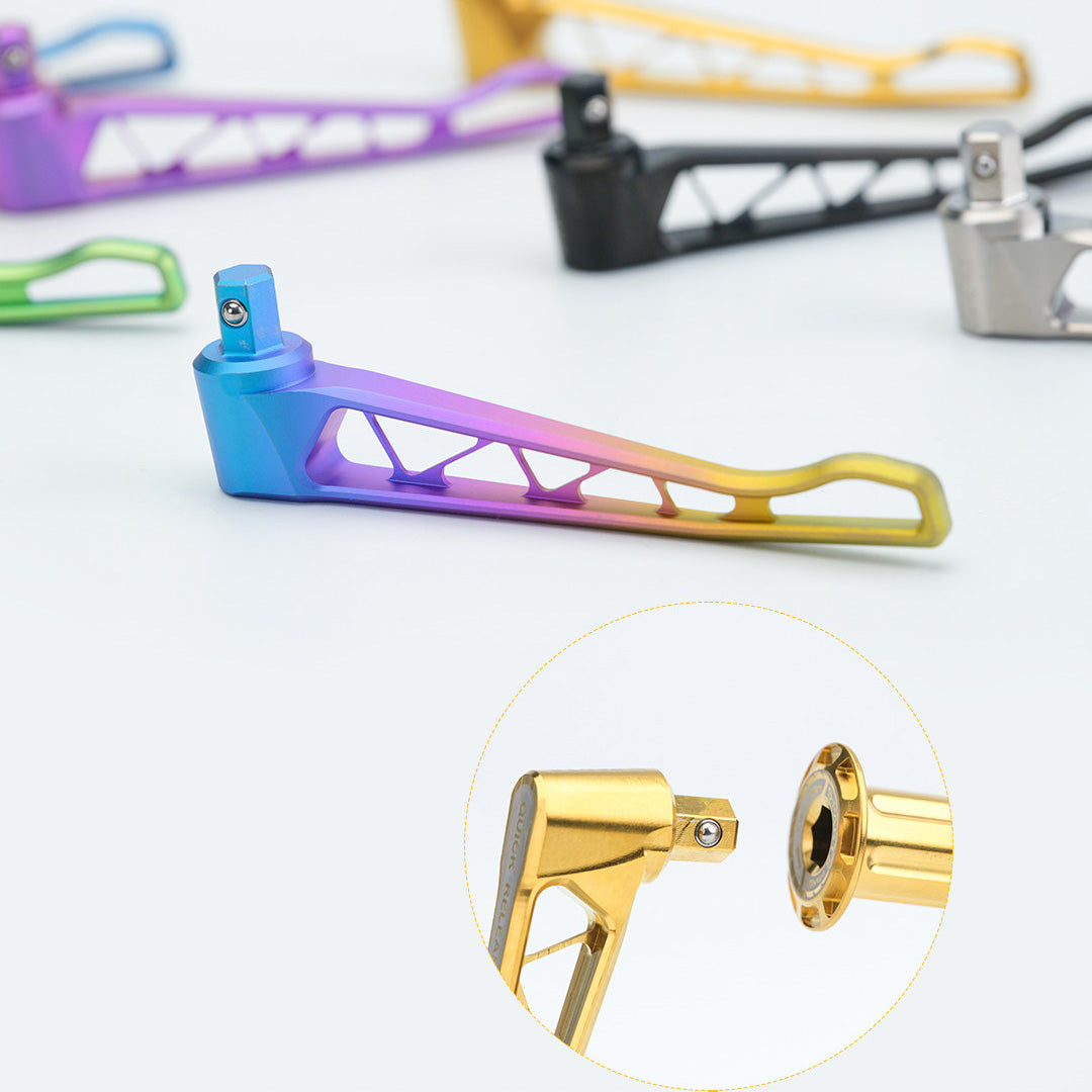 Grade 5 Titanium 6mm Thru-Axle Quick-Release Lever for Lightweight Thru-Axles – 14.49g