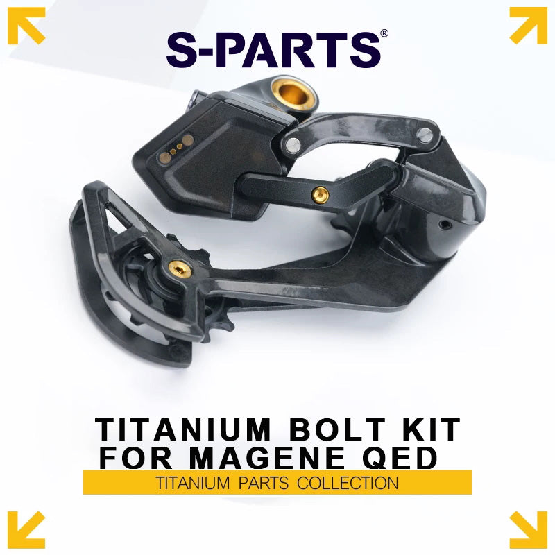 Grade 5 Titanium Bolt Kit for Magene QED Drivetrain Groupset