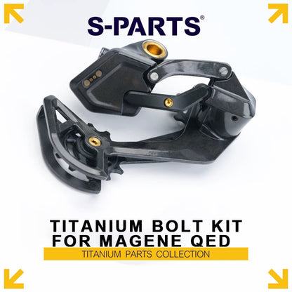 Grade 5 Titanium Bolt Kit for Magene QED Drivetrain Groupset