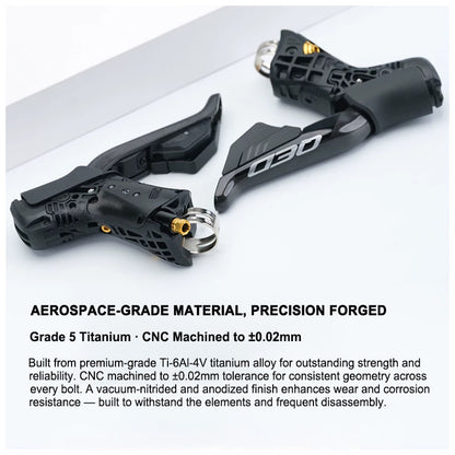 Grade 5 Titanium Bolt Kit for Magene QED Drivetrain Groupset