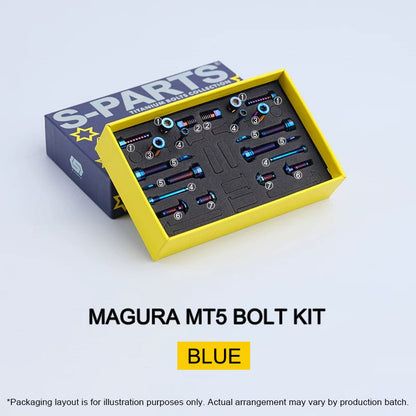 Grade 5 Titanium Brake Bolt Kit for Magura MT5 Hydraulic Disc Brakes 24 pcs