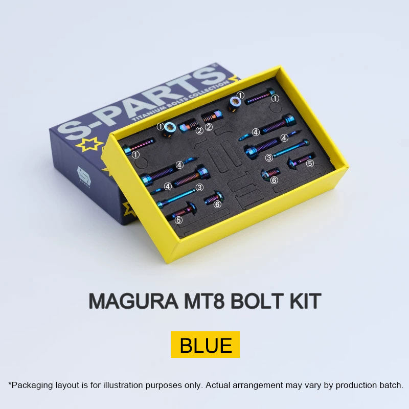 Grade 5 Titanium Brake Bolt Kit for Magura MT8 Brakes (Non-SL/FM) 20pcs