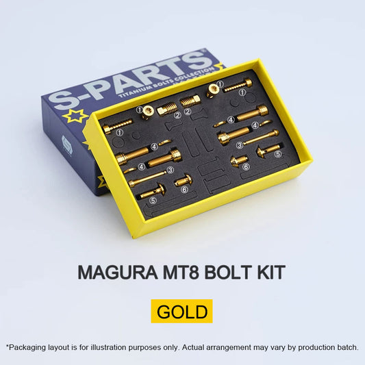 Grade 5 Titanium Brake Bolt Kit for Magura MT8 Brakes (Non-SL/FM) 20pcs