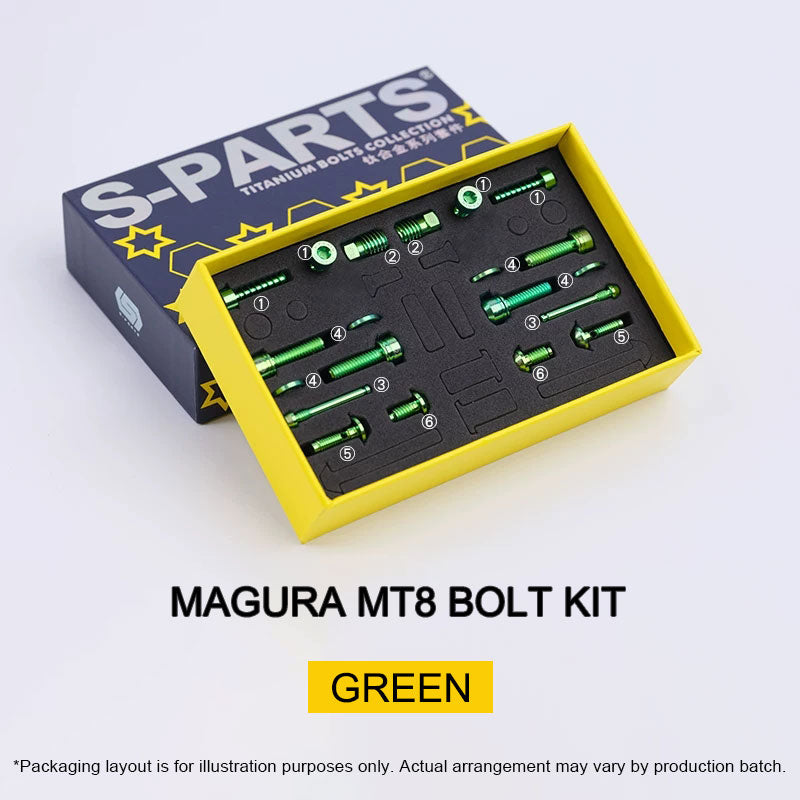 Grade 5 Titanium Brake Bolt Kit for Magura MT8 Brakes (Non-SL/FM) 20pcs
