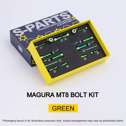 Grade 5 Titanium Brake Bolt Kit for Magura MT8 Brakes (Non-SL/FM) 20pcs