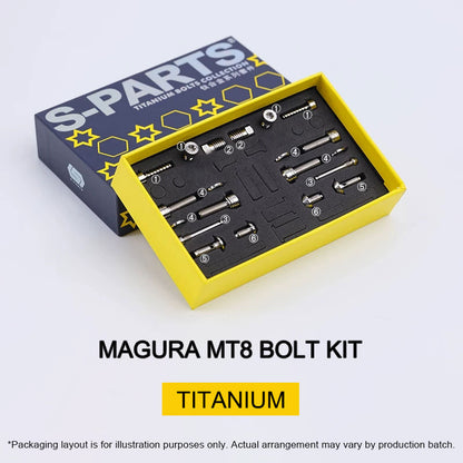 Grade 5 Titanium Brake Bolt Kit for Magura MT8 Brakes (Non-SL/FM) 20pcs
