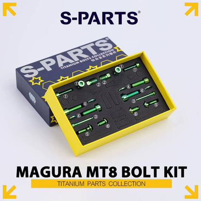 Grade 5 Titanium Brake Bolt Kit for Magura MT8 Brakes (Non-SL/FM) 20pcs