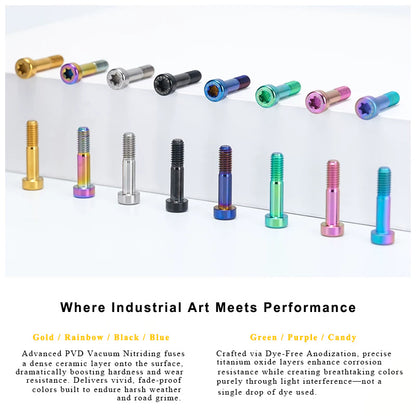 Grade 5 Titanium Brake Caliper Pivot Bolt for Giant Propel Rim Brake | M6×27mm