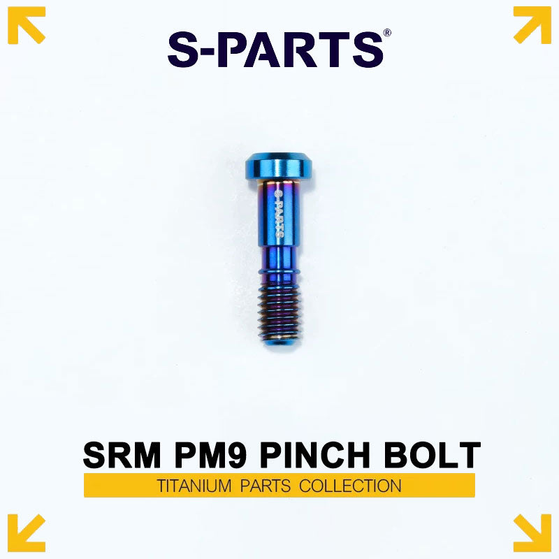 Grade 5 Titanium Crank Arm Pinch Bolt for SRM PM9 Power Meter Crankset