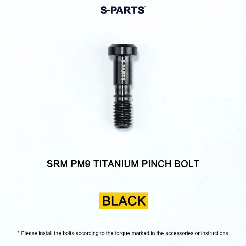 Grade 5 Titanium Crank Bolt & Cap Kit for SRM PM9 Power Meter Cranks