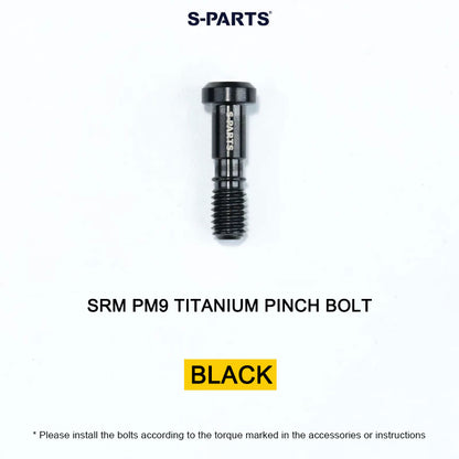 Grade 5 Titanium Crank Bolt & Cap Kit for SRM PM9 Power Meter Cranks