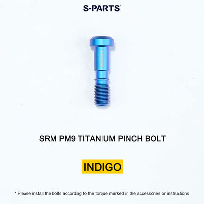 Grade 5 Titanium Crank Bolt & Cap Kit for SRM PM9 Power Meter Cranks