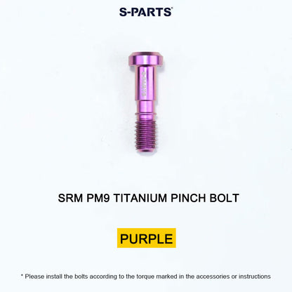 Grade 5 Titanium Crank Bolt & Cap Kit for SRM PM9 Power Meter Cranks