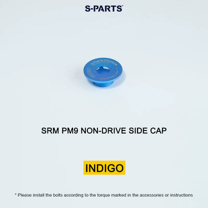 Grade 5 Titanium Crank Cap for SRM PM9 Power Meter Cranks | Drive Side or Non-Drive Side