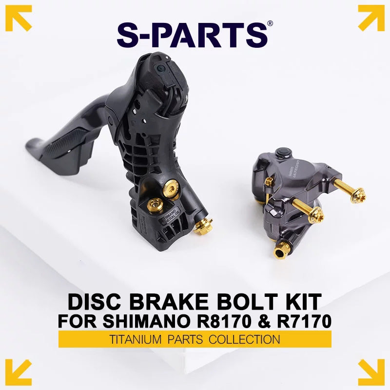 Grade 5 Titanium Disc Brake Bolt Kit for Shimano ULTEGRA R8170 & 105 R7170 – 20pcs