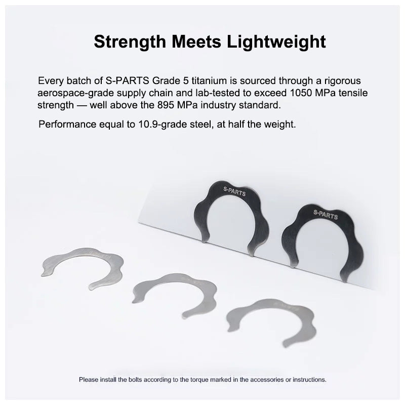 Grade 5 Titanium Headset Shim | 52mm Internal Routing | 0.5mm / 1mm