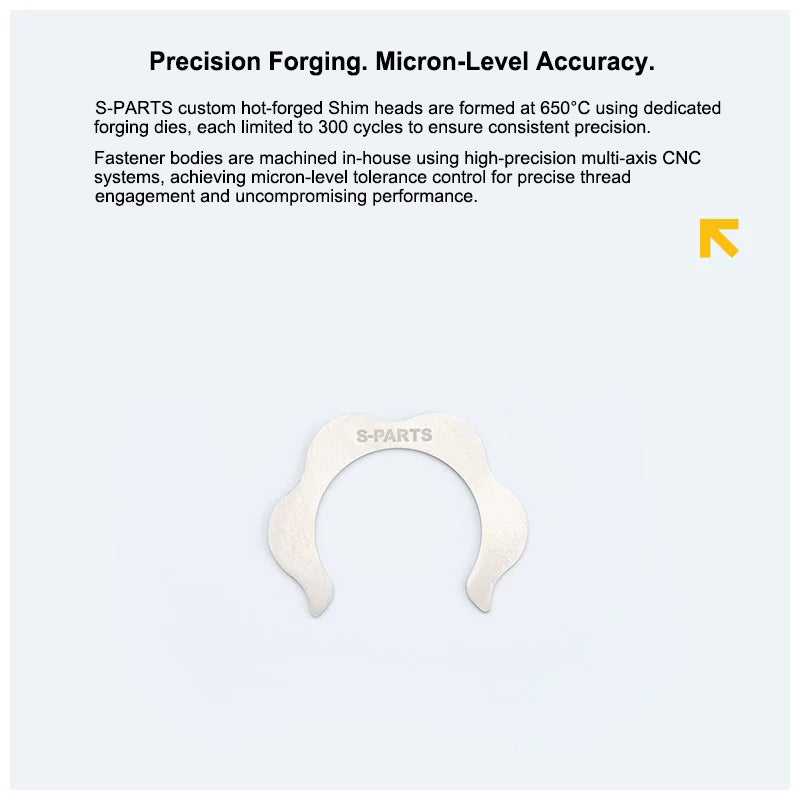 Grade 5 Titanium Headset Shim | 52mm Internal Routing | 0.5mm / 1mm