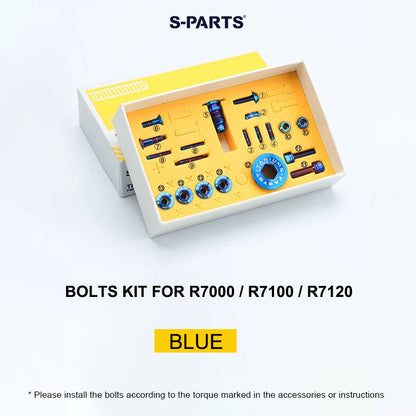 Grade 5 Titanium Mechanical Groupset Bolt Kit for Shimano 105 R7000 / R7100 / R7120 Derailleur (20PCS)