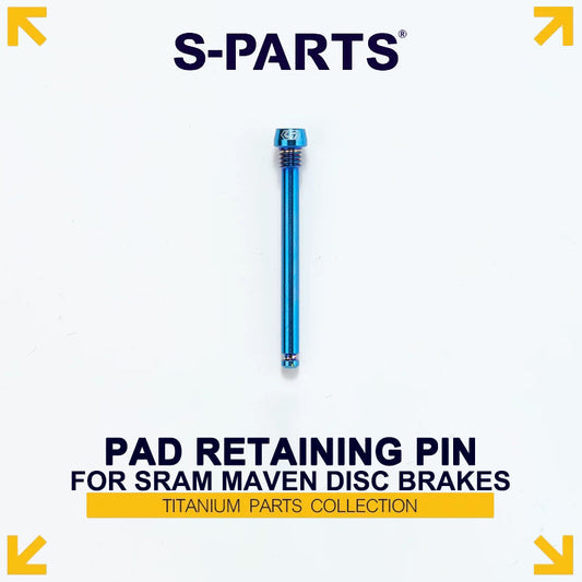 Grade 5 Titanium Pad Retaining Pin for SRAM Maven Disc Brakes (Ultimate/Silver/Bronze/Base) – M4 × 35 mm