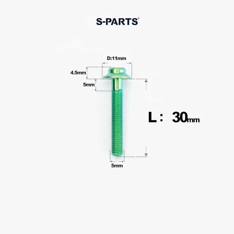 M5 Titanium Caliper Bolts for Shimano Flat Mount - R9270 / R8170 / R8070 / R7170