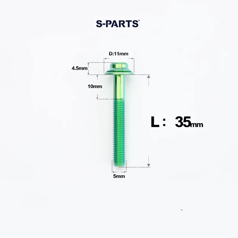 M5 Titanium Caliper Bolts for Shimano Flat Mount - R9270 / R8170 / R8070 / R7170