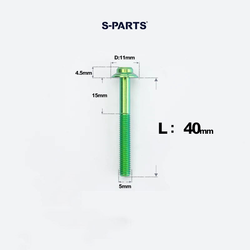M5 Titanium Caliper Bolts for Shimano Flat Mount - R9270 / R8170 / R8070 / R7170