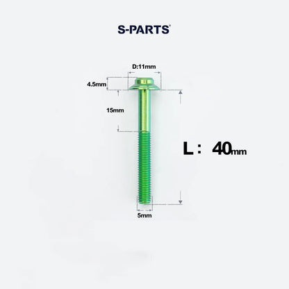 M5 Titanium Caliper Bolts for Shimano Flat Mount - R9270 / R8170 / R8070 / R7170