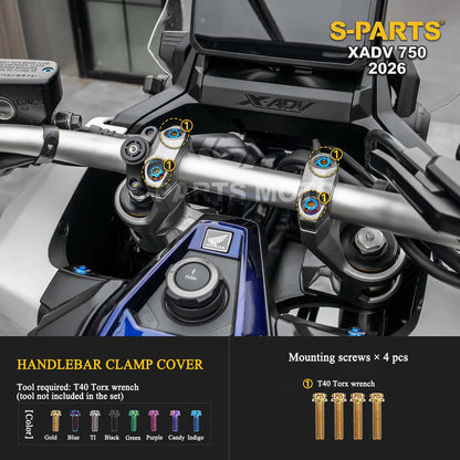 Grade 5 Titanium Torx Bolts & Screws for Honda XADV 750 (2026)
