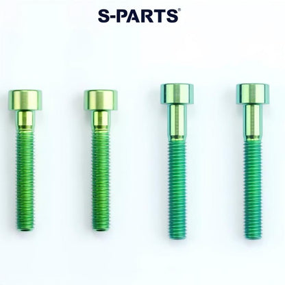 COLNAGO Y1RS Grade 5 Titanium Hardware Kit | Handlebar Bolts, Fork Steerer Expander, Thru Axle & More