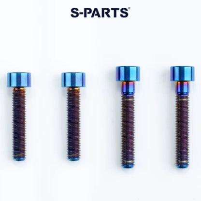 COLNAGO Y1RS Grade 5 Titanium Hardware Kit | Handlebar Bolts, Fork Steerer Expander, Thru Axle & More