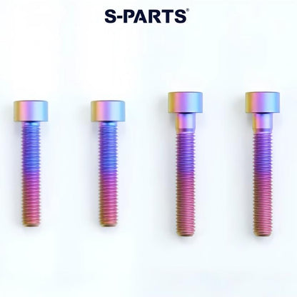 COLNAGO Y1RS Grade 5 Titanium Hardware Kit | Handlebar Bolts, Fork Steerer Expander, Thru Axle & More