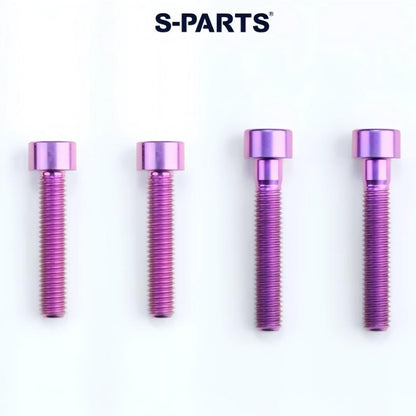 COLNAGO Y1RS Grade 5 Titanium Hardware Kit | Handlebar Bolts, Fork Steerer Expander, Thru Axle & More