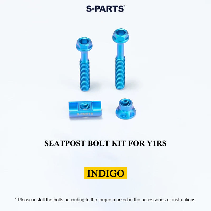 Grade 5 Titanium Seatpost Bolt Kit for COLNAGO Y1RS / V5RS – Saddle Clamp Hardware