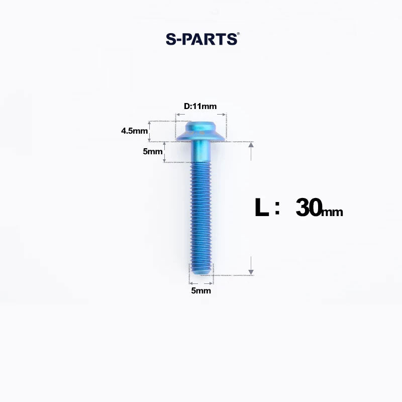 M5 Titanium Caliper Bolts for Shimano Flat Mount - R9270 / R8170 / R8070 / R7170